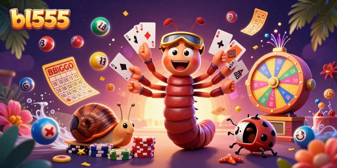 Engage with exciting gameplay at bl555, featuring a colorful, dynamic casino scene.