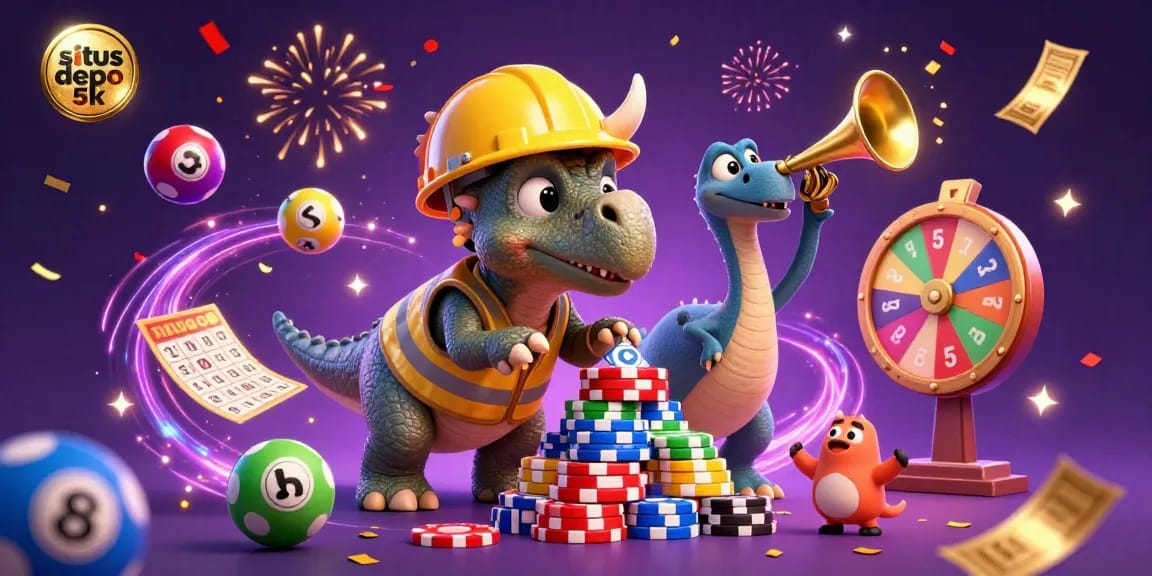 Engage in winning strategies at situs depo 5k casino with dynamic 3D celebration scene.