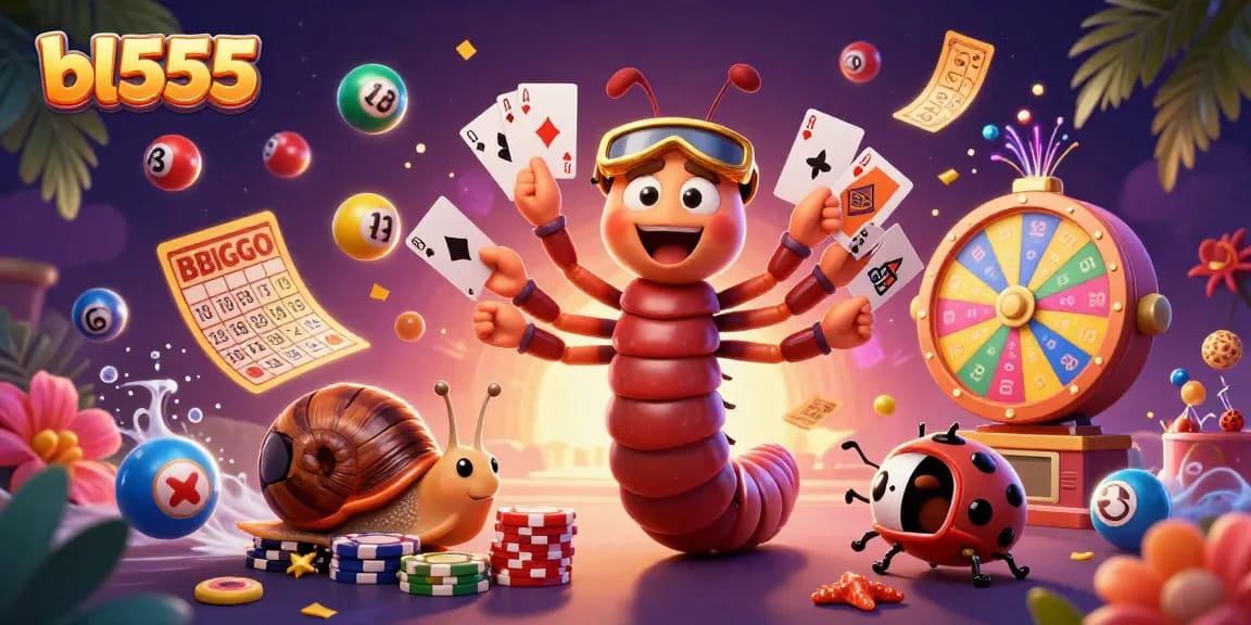 Engage with exciting gameplay at bl555, featuring a colorful, dynamic casino scene.