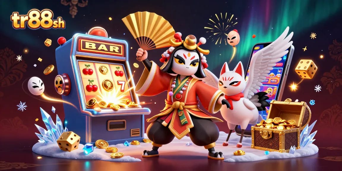 Win big with tr88 sh's vibrant 3D casino scene featuring thrilling jackpot excitement.