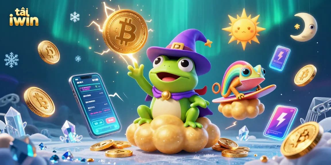 Experience the thrill and fun of tải iwin with animated characters in a thrilling casino setting.