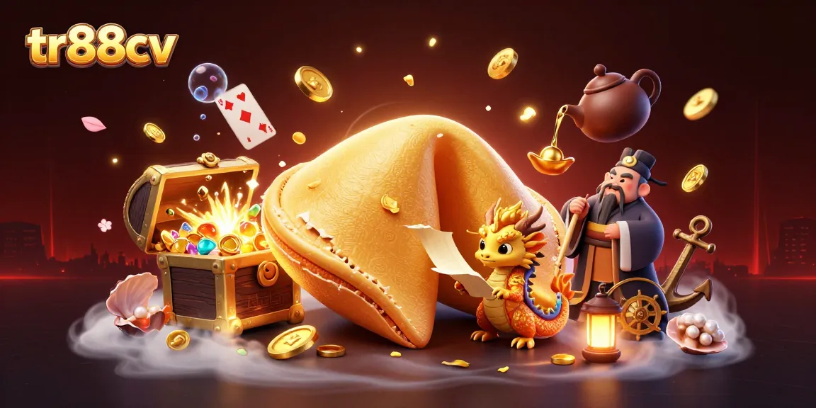Engage in exciting gaming experiences at tr88cv with a vibrant animated illustration of a magical casino scene.