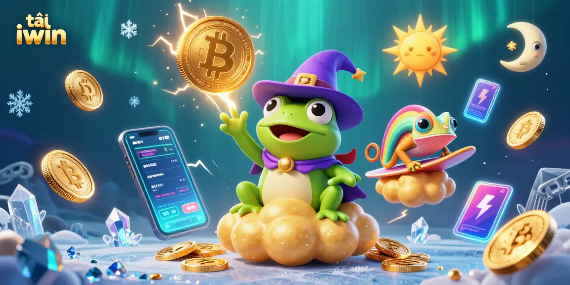 Experience the thrill and fun of tải iwin with animated characters in a thrilling casino setting.