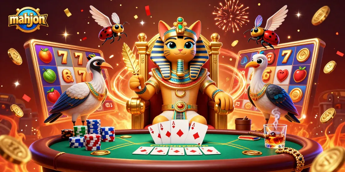 Experience thrilling Mahjong action with vibrant slot reels and colorful gaming elements.